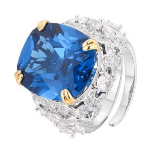 Blue Sapphire Paraiba Eternal Ring