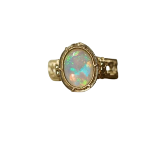 Royal Moonstone Round Ring