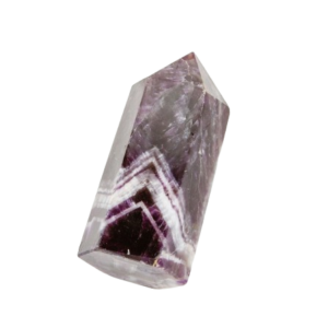 Chevron Amethyst Obelisk